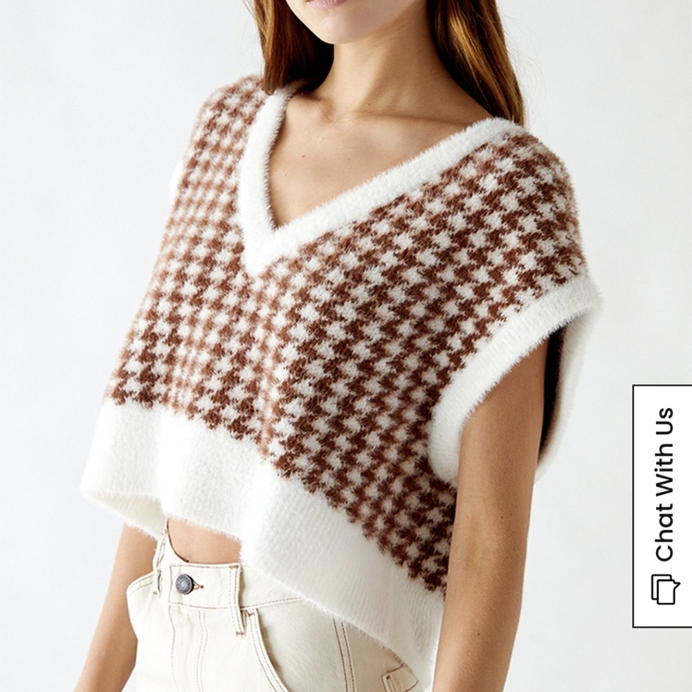 Kendall + Kylie School Girl Sweater Vest XS